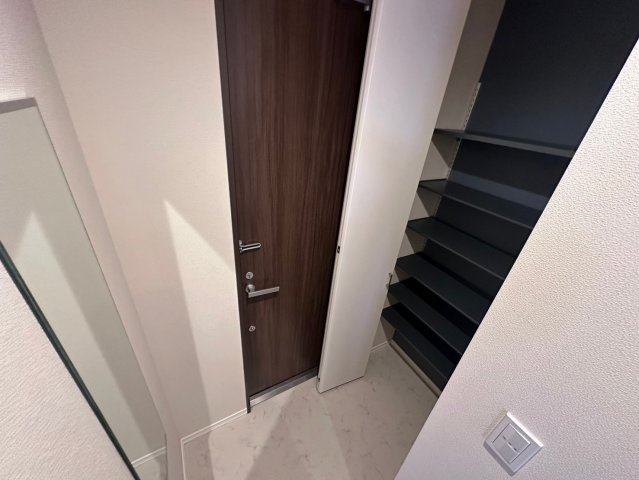 リエゾン奥雲城の玄関