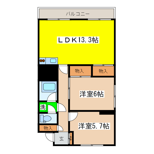 Ｃｌａｉｒの間取り