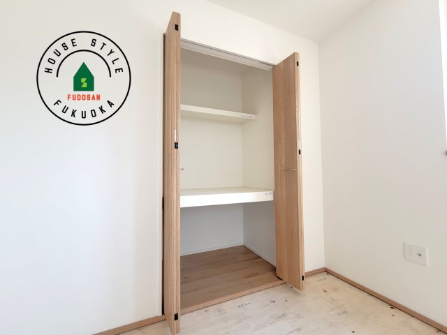 福岡市東区和白東4丁目第3-1棟（1号棟）の内観：施工例|大きなスペースがあり、収納には困りません。