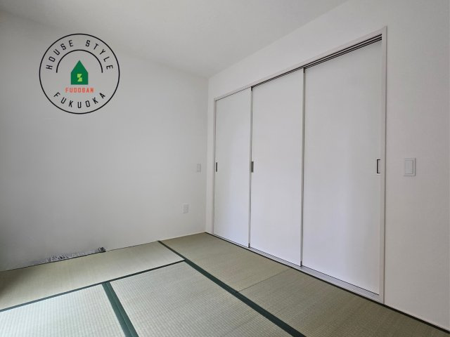 福岡市東区和白東4丁目第3-1棟（1号棟）の内観：施工例|柔らかい畳が心地よい和室
