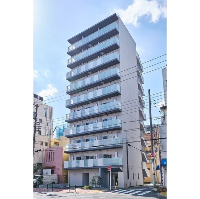 グランカーサ菊川の外観|都営新宿線『菊川』駅徒歩4分の好立地となっております。