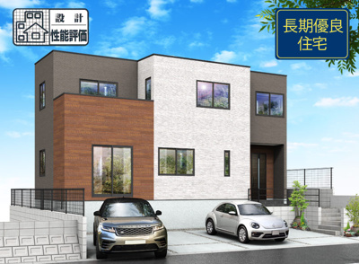 【外観パース】 | 浜松市浜名区内野台1丁目 新築一戸建て | 外観パースです