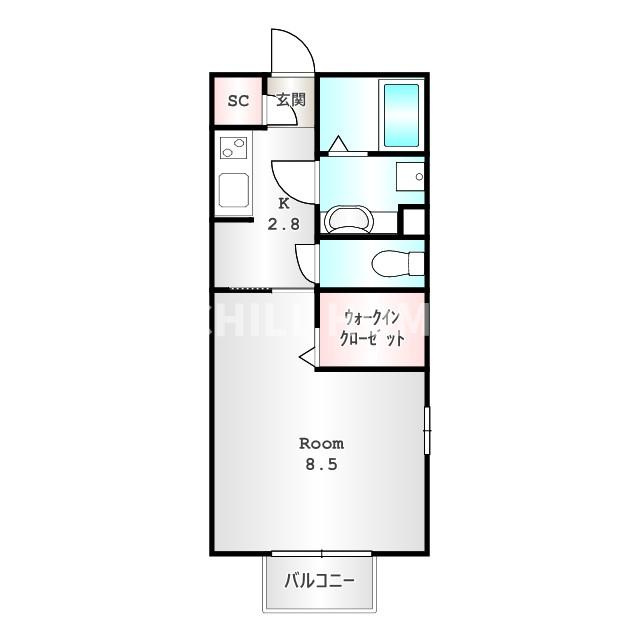 プレシャス前橋 　Aの間取り|他社様掲載物件もまとめてご紹介、ご案内可能です(^^)/