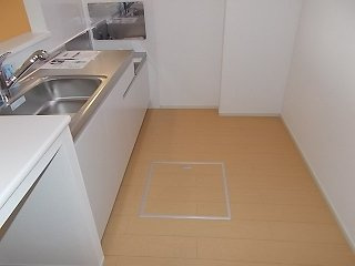 サンビトレスⅢのキッチン|きれいなキッチンです