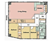 ★仲介手数料無料★五反田ガーデンハイツ（最上階東南向き・１フロア１住戸）の画像