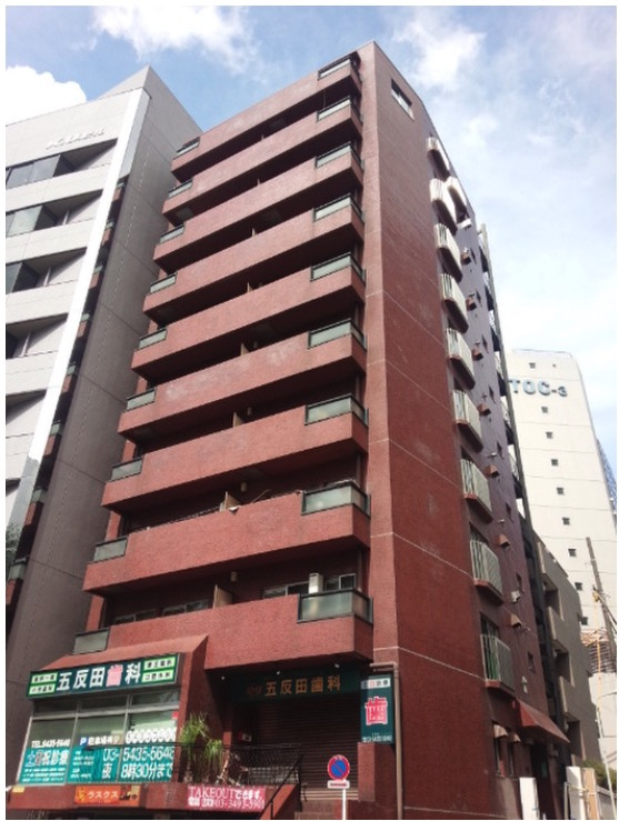 ★仲介手数料無料★五反田ガーデンハイツ（最上階東南向き・１フロア１住戸）の外観