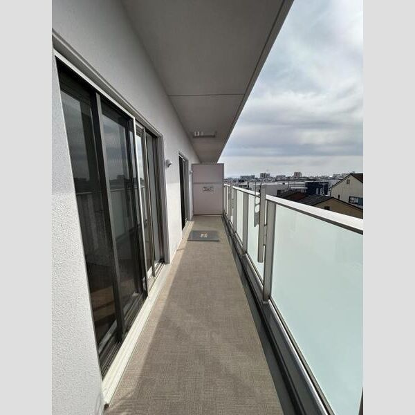 ルビアス上小阪のバルコニー