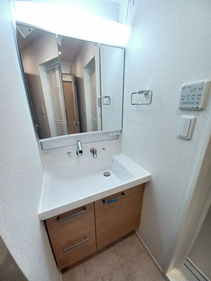 【洗面所】 | リバーサイド奥浅草 | 洗面台