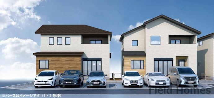 綾瀬市深谷南５丁目新築戸建て　1期2号棟の外観|外観イメージ「綾瀬市深谷南5丁目新築戸建て」