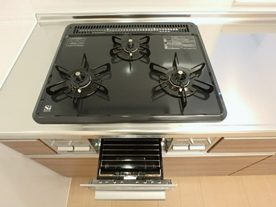 3口ｺﾝﾛ･ｸﾞﾘﾙ付