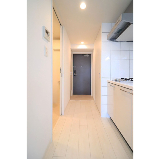 エスリード難波レジデンスの玄関