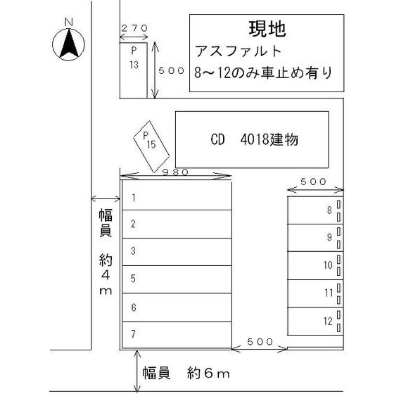 清本町５丁目森島駐車場の間取り