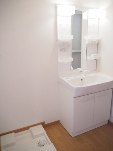 ミューＡの洗面所|広い洗面スペース