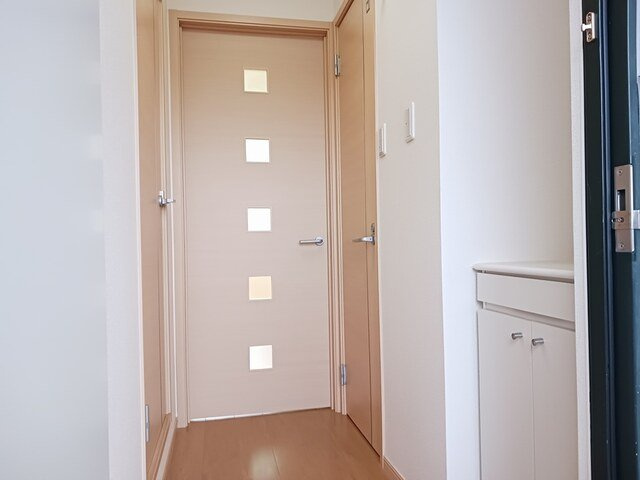 アンソレイユＢの玄関|シンプルで使いやすい玄関です