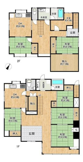 【間取り】 | 須磨区高倉台5丁目　中古戸建