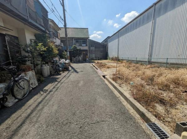 【前面道路含む現地写真】 | 門真市四宮6丁目　売土地