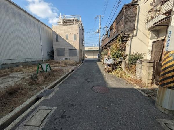 【前面道路含む現地写真】 | 門真市四宮6丁目　売土地