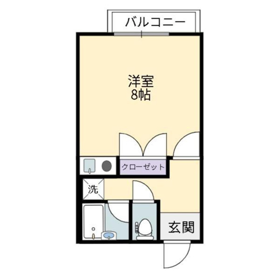 【間取り】 | ベルコーポ２