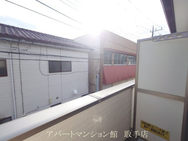 センタービレッジ我孫子のバルコニー