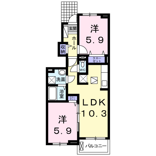 【間取り】 | ルミナスしまだⅡ