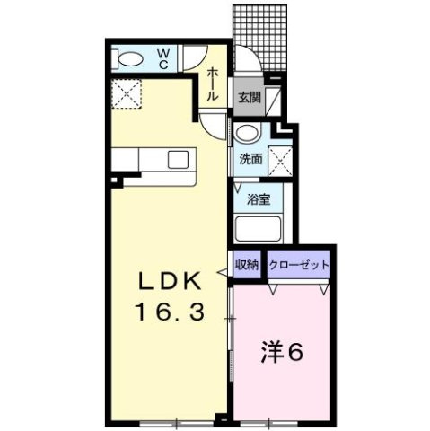 カルム　ブリーズの間取り
