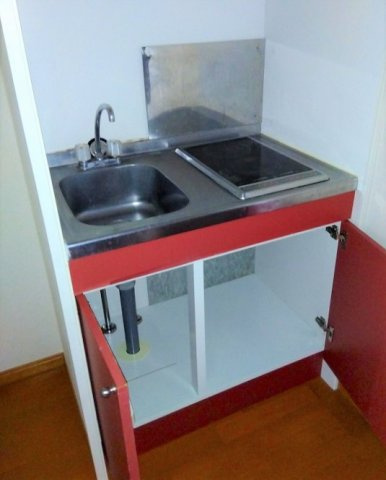 レオパレスハーヴェスト湖北のキッチン