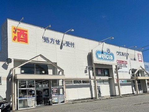 ビューレンゲＢの周辺|ウエルシア富山上飯野店まで700m