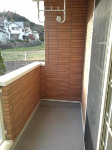 リバーサイドサワナミＣのバルコニー