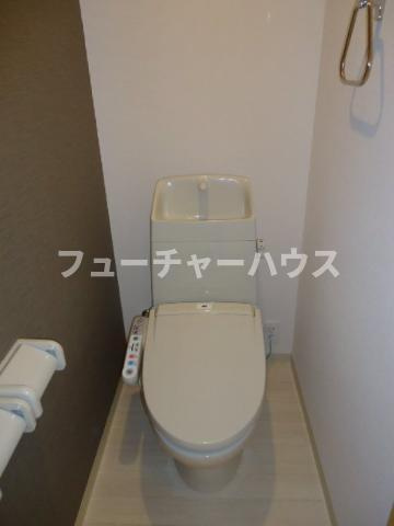 Ｔ－Ｆｌａｔ　Ａ（ティーフラットエー）のトイレ|シャワー付トイレ