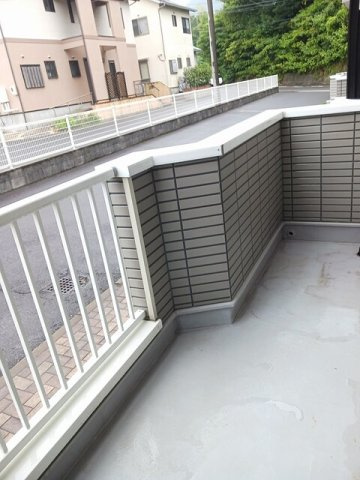 ヒルズハウス　ソレイユのバルコニー|広々としたバルコニーです