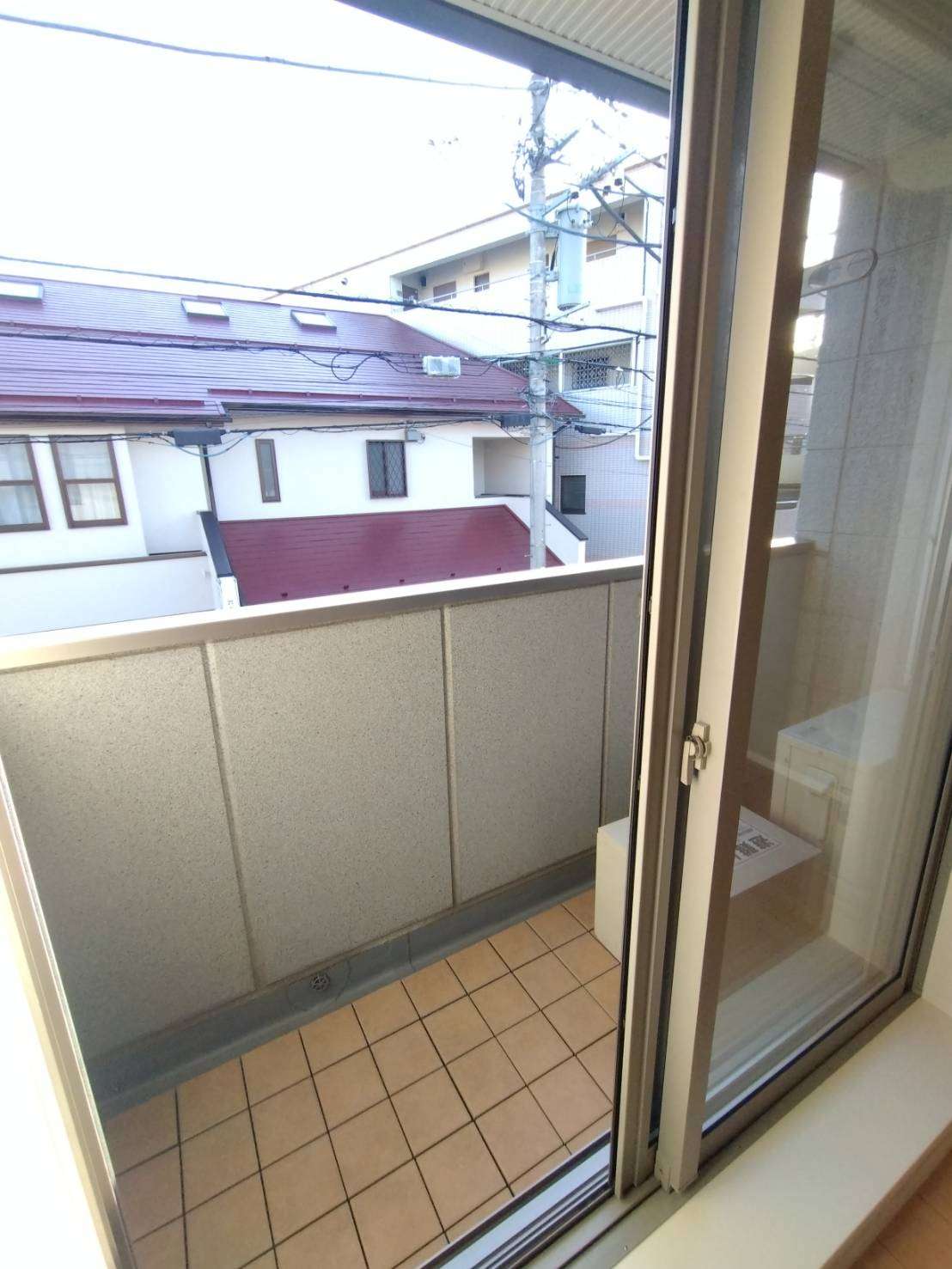 Ｋ．スクエア東蒔田のバルコニー