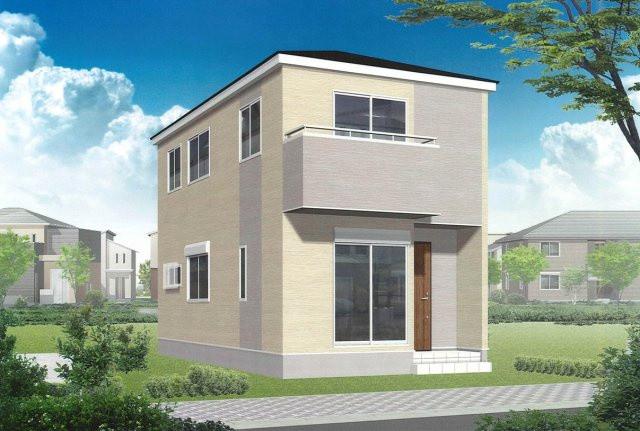 グランソフィア上広谷　B号棟の外観パース