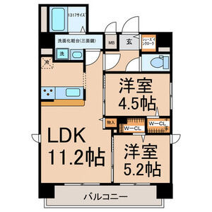 【間取り】 | Z・R東別院