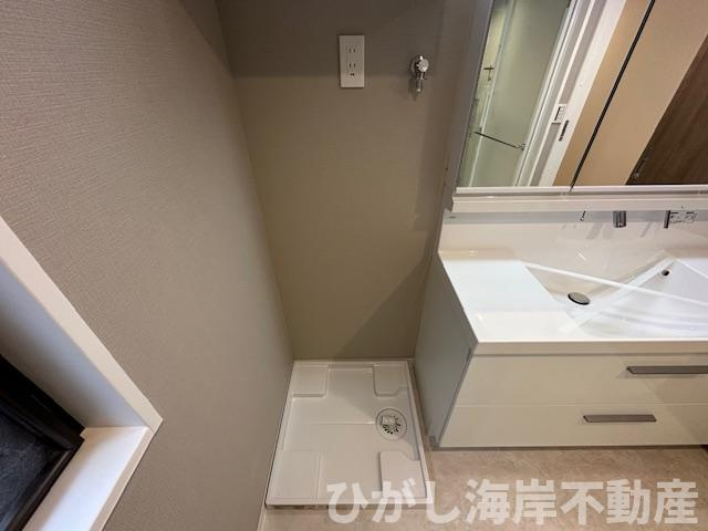 パストラルハイム湘南太平台Ⅱのランドリースペース|新規リフォーム完了！　洗濯機置場