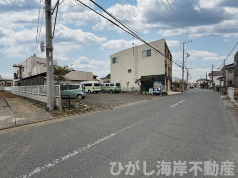 平塚市東中原１丁目　売地の前面道路含む現地写真|現地外観