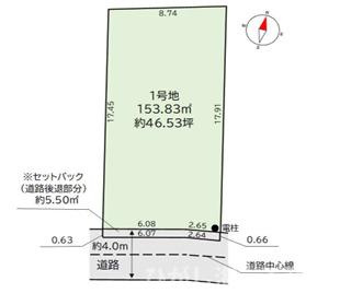 平塚市榎木町　売地の土地図|土地図