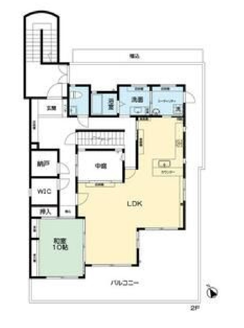 売ビル　小山市駅東通りの間取り