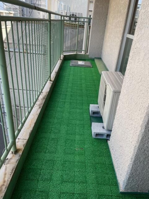 【バルコニー】 | グロリアスマンション | 外からの目が気にならないバルコニーで洗濯物が干せます
