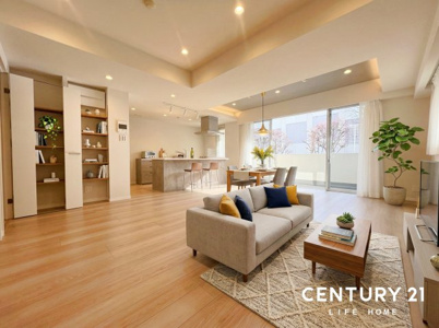 【居間・リビング】 | 小田急コアロード読売ランド前 | こちらのリビングで趣味の時間をお楽しみください