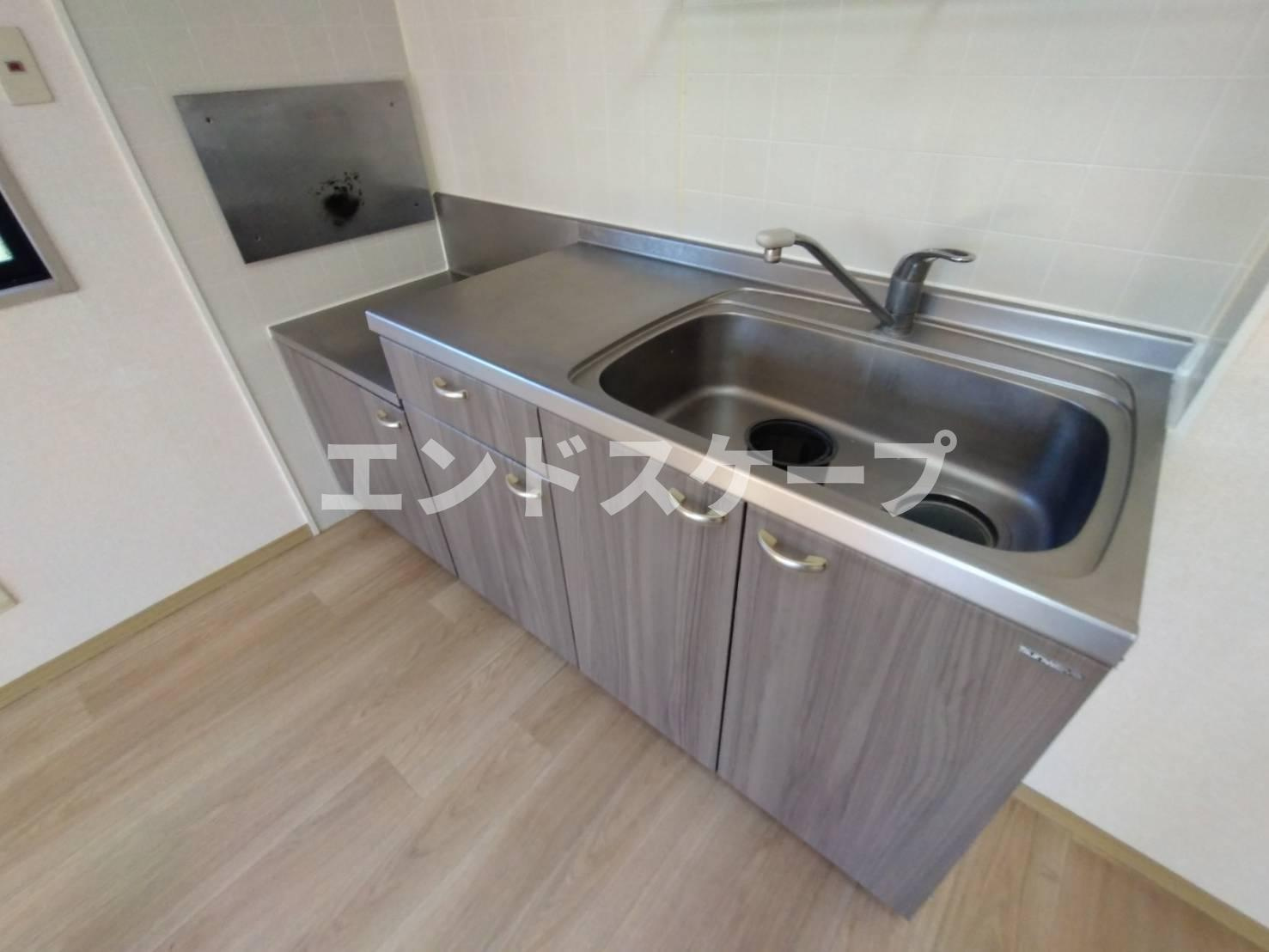 サンライズヒル　Ｃのキッチン|高崎、前橋のお部屋探しはエンドスケープまで！お客様の理想お聞かせ下さい♪