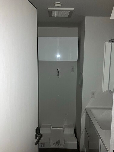 ライオンズステーションプラザ練馬の洗面所|明るい洗面所です