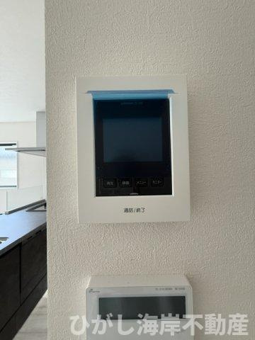 茅ケ崎市高田４丁目　新築戸建　全4棟のセキュリティ|TVモニター付きインターフォン