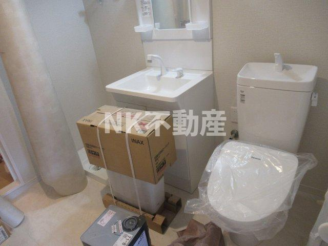 【洗面所】 | ココファイン田島（東部市場前賃貸） | 脱衣スペースもあります