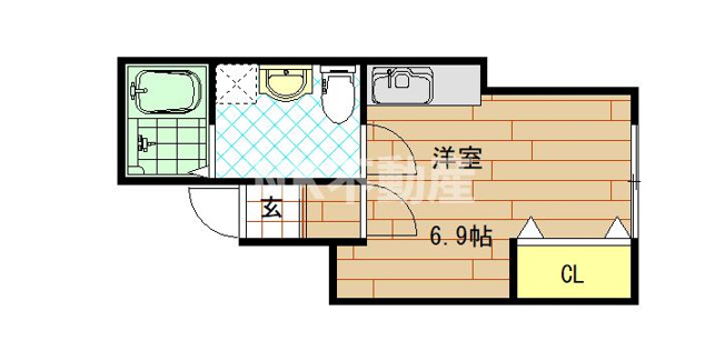 【間取り】 | ココファイン田島（東部市場前賃貸） | 間取りです