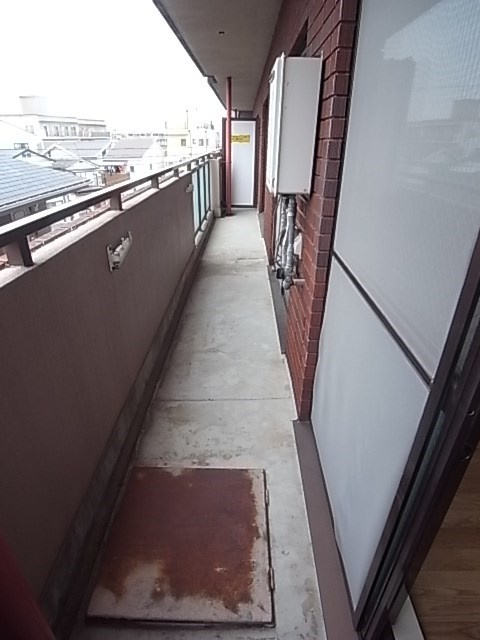 シェリール北園田のバルコニー