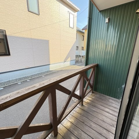 ビクトリアコーポⅡのバルコニー