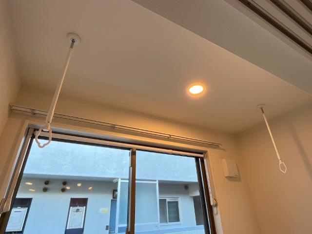 トリコロールⅡの設備|室内物干し竿