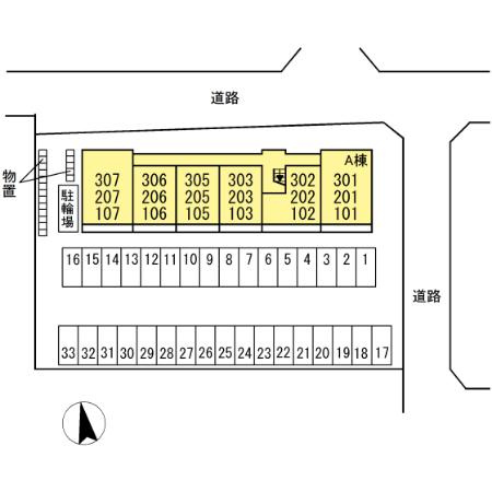 Ｄ－ＲＯＯＭ姉体Ⅲ　Ａの区画図