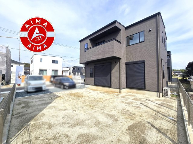 福岡市西区今津第1-12棟（9号棟）の外観|デザイン性のある外観です。