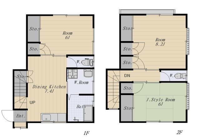 NKハイツ 102号室の間取り